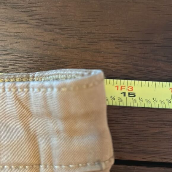 Waste 14 1/2 I think is 39 and inseam is 29 - Picture 5 of 9